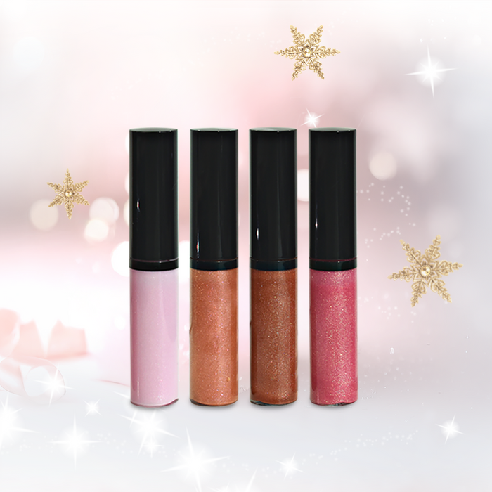 4 Piece Shimmer Lip Gloss Bundle