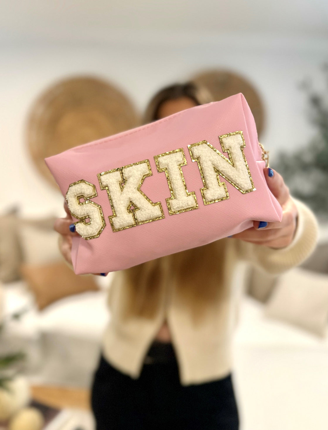 Varsity Letter Makeup Bag